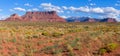 Red Cliffs in Castle Valley Utah Royalty Free Stock Photo