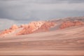 Red cliffs of Khermen Tsav canyon. Gobi deser