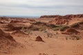 Red cliffs of Khermen Tsav canyon