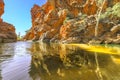 Ellery Creek Big Hole reflecting Royalty Free Stock Photo