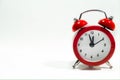 Red clock Royalty Free Stock Photo