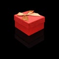 Red close gift box