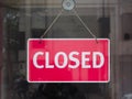 red closed sign Royalty Free Stock Photo