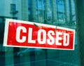 Red closed sign Royalty Free Stock Photo