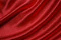 Red cloth waves background texture Royalty Free Stock Photo