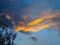 Red clouds on the ÃÂÃÂµvening ÃÂÃÂ°utumn November sky