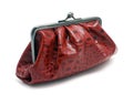 Red clutch bag Royalty Free Stock Photo