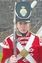 Red Coat at Fort George Royalty Free Stock Photo