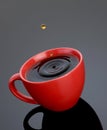 Red Coffe Cup