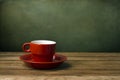 Red coffee cup Royalty Free Stock Photo