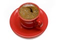 Red coffee cup