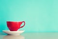 Red coffee cup Royalty Free Stock Photo
