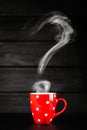 Red coffee mug Royalty Free Stock Photo