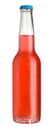 Red cold drink in bottle Royalty Free Stock Photo