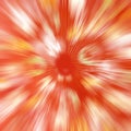 Red abstract radial speed motion blur background