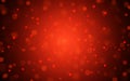 Red color bokeh soft light abstract backgrounds, Vector eps 10 illustration bokeh particles Royalty Free Stock Photo