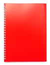 Red color cover note book