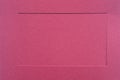 Red empty paper picture frame passepartout Royalty Free Stock Photo