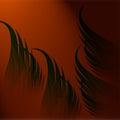 Brown color shaded background with feather