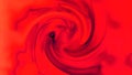 Red color ink liquid animated background. animation of liquid marble texture.