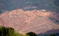 Red color mountains view Royalty Free Stock Photo