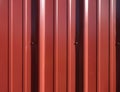 Red color metal outside wall texture