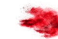 Red Color powder splash Royalty Free Stock Photo