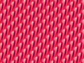 Red color wave band abstract surface pattern. 3d rendering Royalty Free Stock Photo