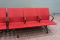 Airport Seating Row Royalty Free Stock Photo