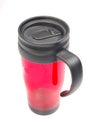 Red colored plastic jug Royalty Free Stock Photo