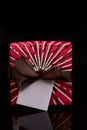 Red colorful gift box Royalty Free Stock Photo