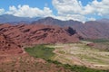 Red colour rock landscape Royalty Free Stock Photo