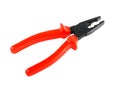 Red Combination Pliers Royalty Free Stock Photo
