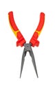 Red combination pliers Royalty Free Stock Photo