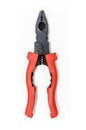 Red Combination Pliers Royalty Free Stock Photo