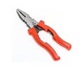 Red Combination Pliers Royalty Free Stock Photo