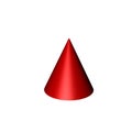 Red cone Royalty Free Stock Photo