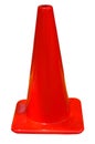 Red Cone - Isolated Royalty Free Stock Photo