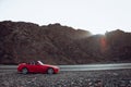 Honda S2000 on roadside Royalty Free Stock Photo