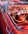 Red Convertible Vintage Car Royalty Free Stock Photo