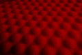 Red convex nylon fabric pattern texture. Royalty Free Stock Photo