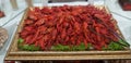 Red cooked crayfish Royalty Free Stock Photo