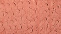 Red coral clay plaster walls, for use as a background and texture. Royalty Free Stock Photo