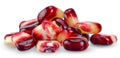 Red corn seed isolated on white clipping path Royalty Free Stock Photo