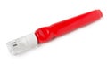 Red correction pen Royalty Free Stock Photo