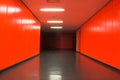 Red corridor Royalty Free Stock Photo