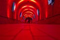 Red corridor Royalty Free Stock Photo