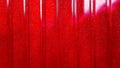 Red corrugated steel plate useful as a background. Red zinc texture wall,metal floor. Red tile roof floor background Royalty Free Stock Photo