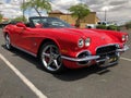 1962 Red Corvette Convertible. Royalty Free Stock Photo