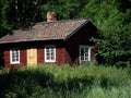 Red cottage Royalty Free Stock Photo